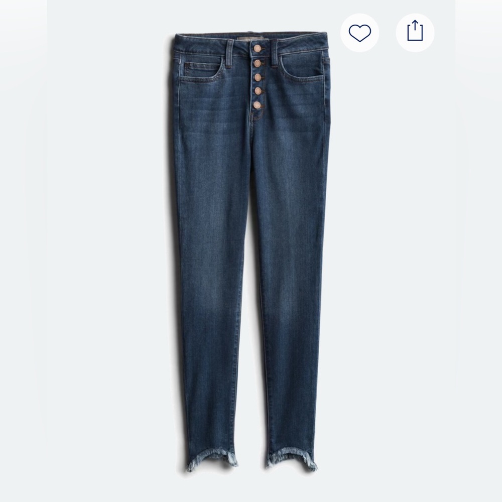 NWT Just USA Blue Skinny Jeans Medium Indigo